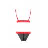 Комплект белья Passion Exclusive GLAMISS SET черный