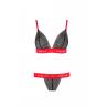 Комплект белья Passion Exclusive GLAMISS SET черный