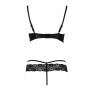 Комплект белья Passion Exclusive NORTH SET черный