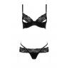 Комплект белья Passion Exclusive NORTH SET черный