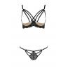 Комплект белья Passion Exclusive VALERY SET OpenBra черный
