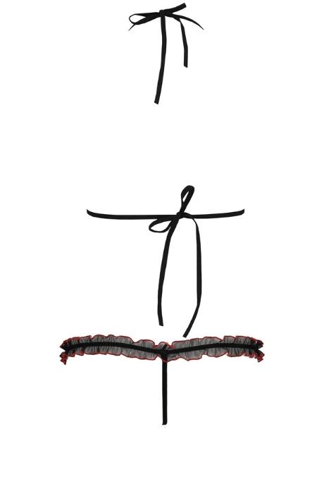 Комплект білизни Passion GIANA BIKINI black чорний колір