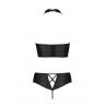 Комплект из экокожи Passion NANACY BIKINI черный