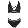 Комплект Passion KRISTEEN SET black чорний колір