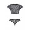 Комплект Passion LEAFA BIKINI черный