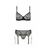 Комплект Passion LEAFA SET чорний колір