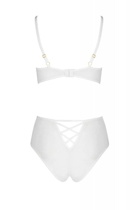Комплект Passion LOVELIA BIKINI білий колір