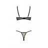Комплект Passion MARINA SET WITH OPEN BRA бежевый