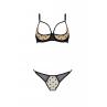 Комплект Passion MARINA SET WITH OPEN BRA бежевый
