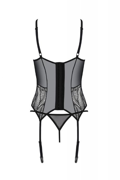 Корсет Passion LEAFA CORSET чорний колір