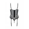 Корсет Passion LEAFA CORSET черный