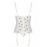 Корсет Passion LOVELIA CORSET білий колір