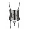 Корсет Passion LOVELIA CORSET чорний колір