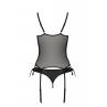 Корсет Passion NESSY CORSET чорний колір