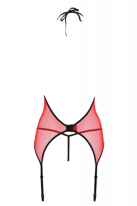 Корсет Passion PEONIA CORSET червоний колір