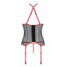 Корсет Passion SATARA CORSET червоний колір
