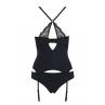 Корсет с пажами Passion Exclusive FLORIS CORSET черный