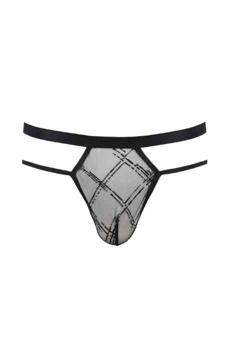 Мужские стринги Passion 029 THONG COLLIN черный