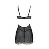 Пеньюар Passion MARINA CHEMISE бежевий колір