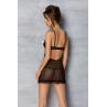 Пеньюар Passion MARINA CHEMISE черный