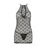 Сорочка Passion AZALIA CHEMISE чорний колір