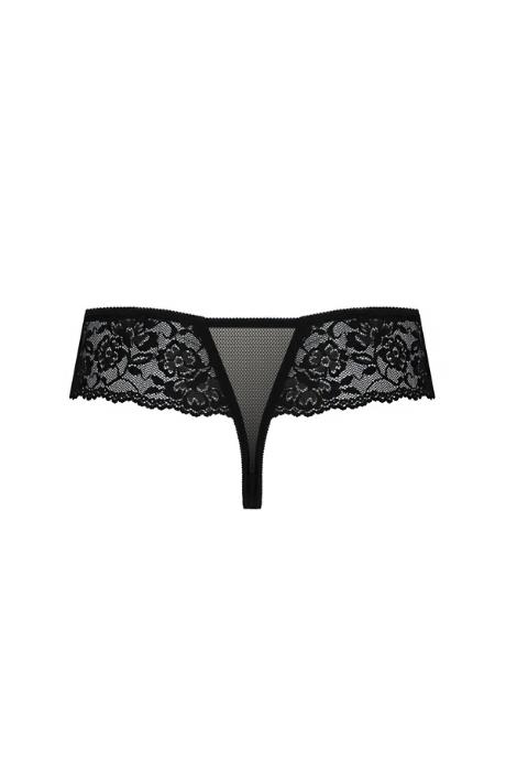Трусики Passion Exclusive ABLA THONG black чорний колір