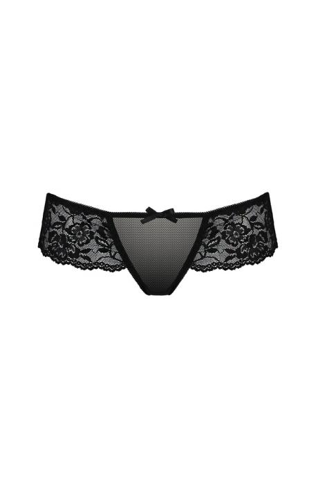 Трусики Passion Exclusive ABLA THONG black чорний колір
