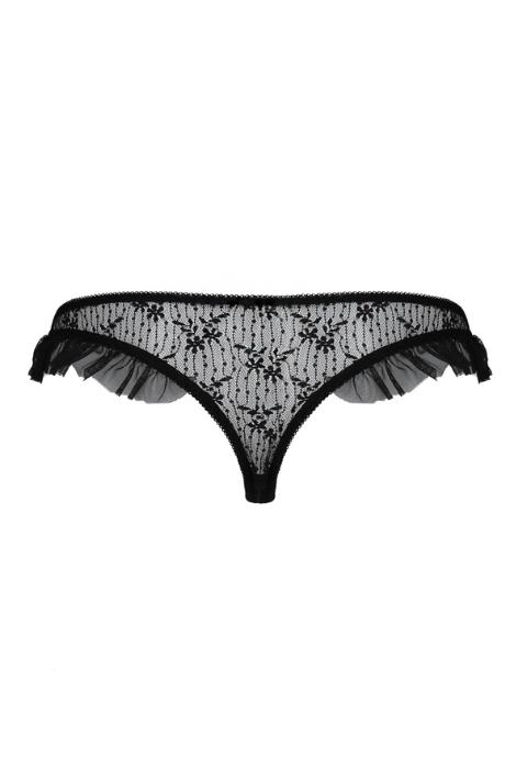 Трусики Passion Exclusive DONIA THONG black чорний колір
