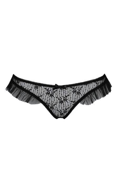 Трусики Passion Exclusive DONIA THONG black чорний колір