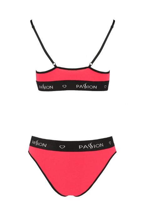 Трусики Passion PS001 PANTIES красно-черный