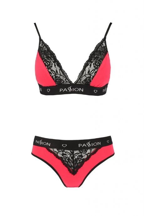 Трусики Passion PS001 PANTIES красно-черный