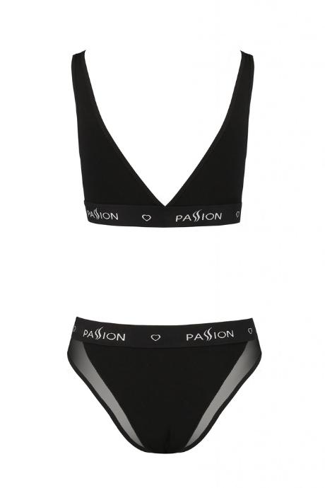 Трусики Passion PS002 PANTIES чорний колір