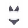 Трусики стринги Passion PS007 PANTIES серый