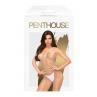 Бодістокінг у велику сітку Penthouse - Body Search White білий колір