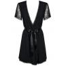 Комплект Obsessive Miamor robe Черный