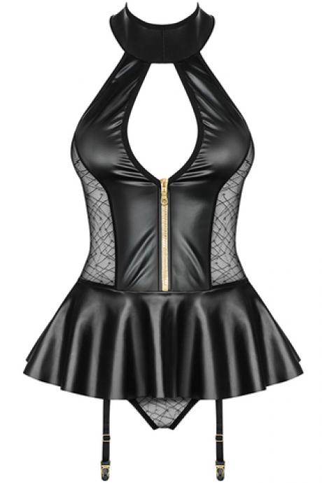 Комплект Obsessive 859-COR-1 corset Чорний