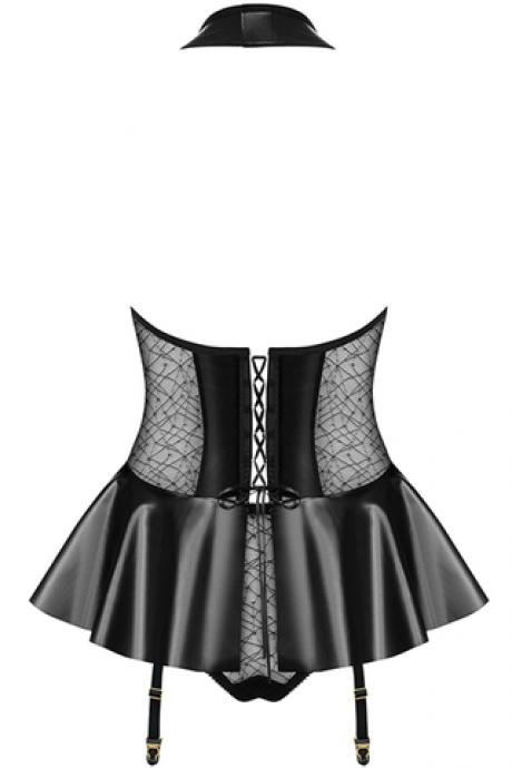 Комплект Obsessive 859-COR-1 corset Чорний