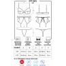 Комплект Obsessive 871-SEG-2 set Молочний