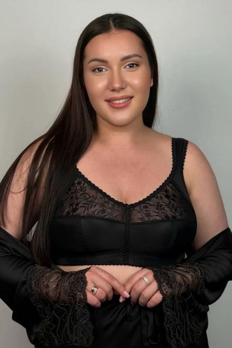 Sermija Бюстгальтер 186-25-L чорний