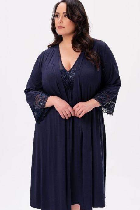 Shato Халат жін 2519/1 navy blue колір