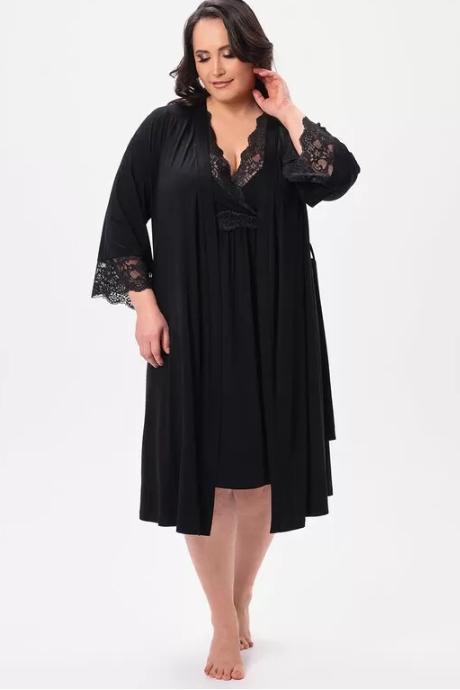 Shato Халат жін 2625/1 black колір