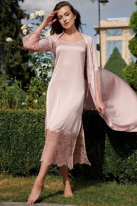 Shato Халат жін 2702/1 pudra колір