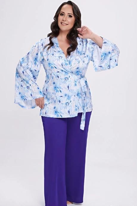 Shato Піжама жін 2706 white-navy колір