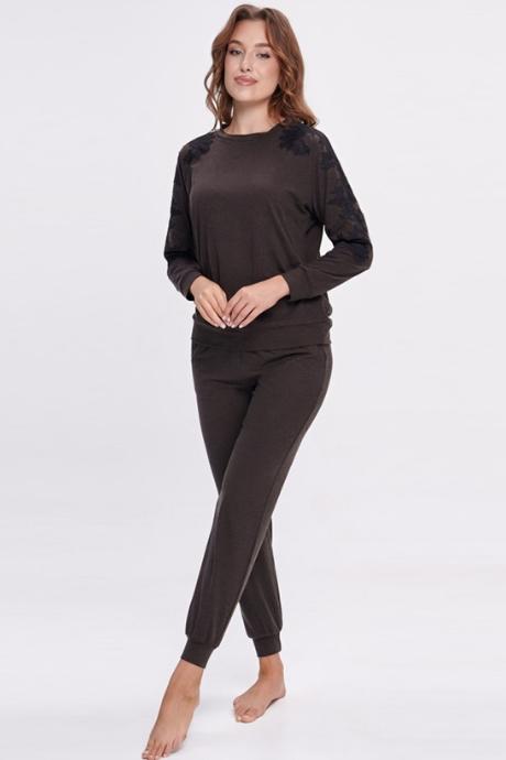 Shato Піжама жін 2715 brown коричневий колір