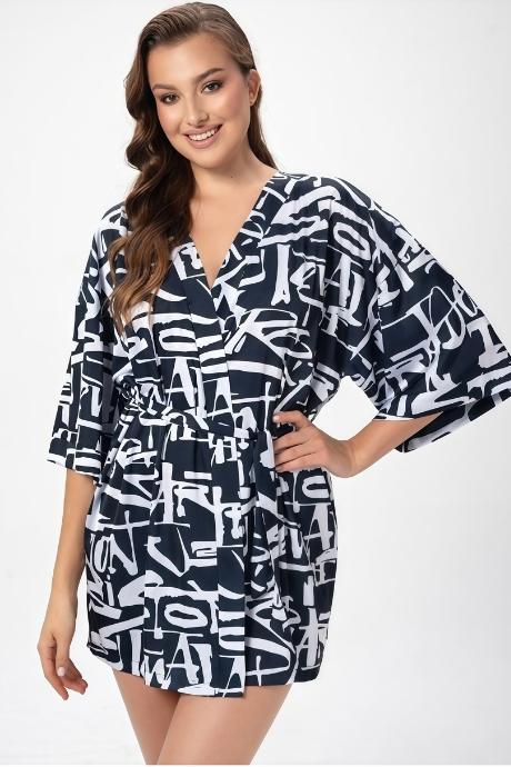 Shato Халат жін 2510 navy blue синій колір