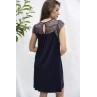 Shato Сорочка жін 2515 navy blue синій колір
