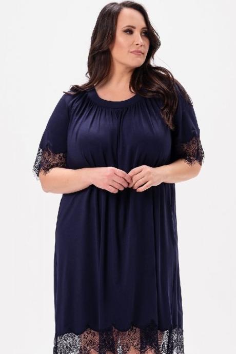 Shato Сорочка жін 2624 navy blue колір