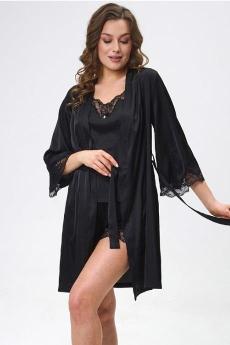 Shato Халат жін 2806/1 black колір