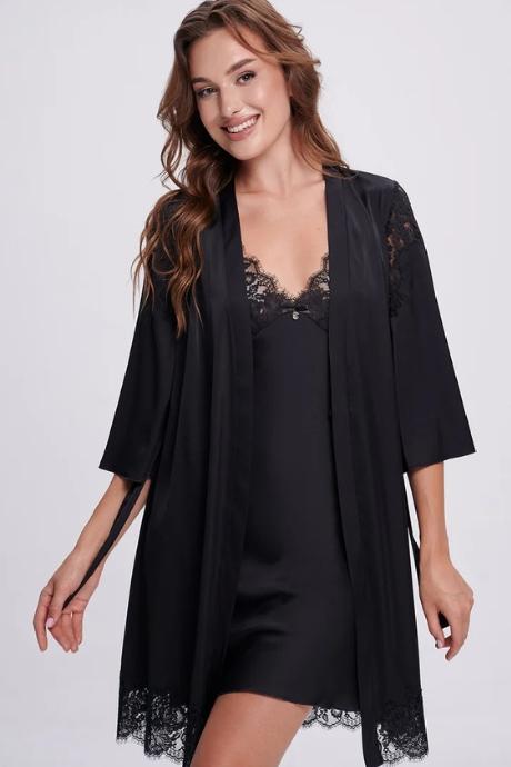 Shato Халат жін 2700/1 black колір