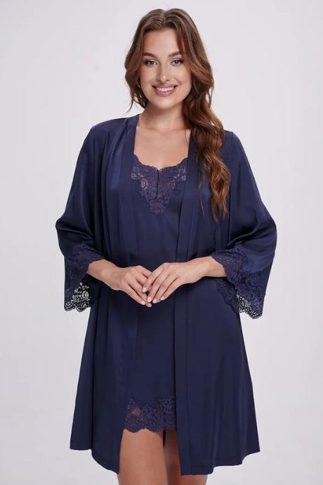 Shato Халат жін 2701/1 navy blue колір